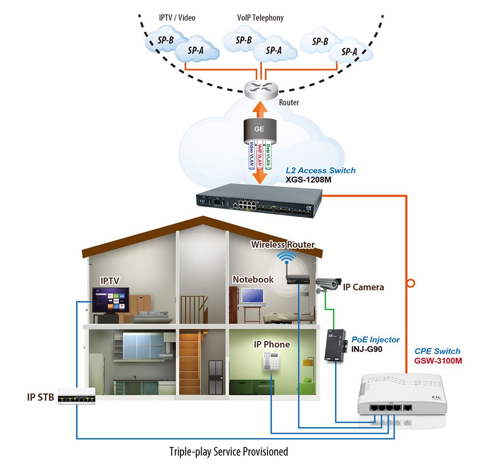 GSW-3100M CPE Switch